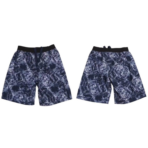 LULULEMON The Short 11"‎ Unlined Yoga Gym Shorts City Sights Caspian Blue Large - Picture 1 of 15